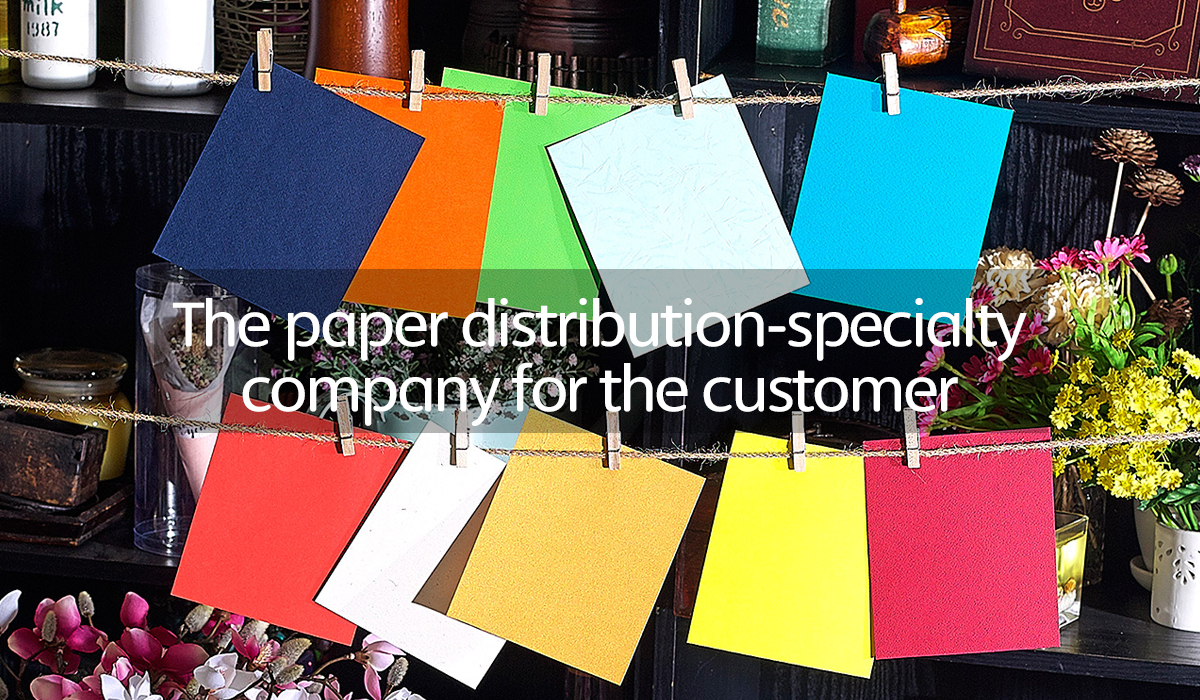 The paper distribution-specialty company for the customer